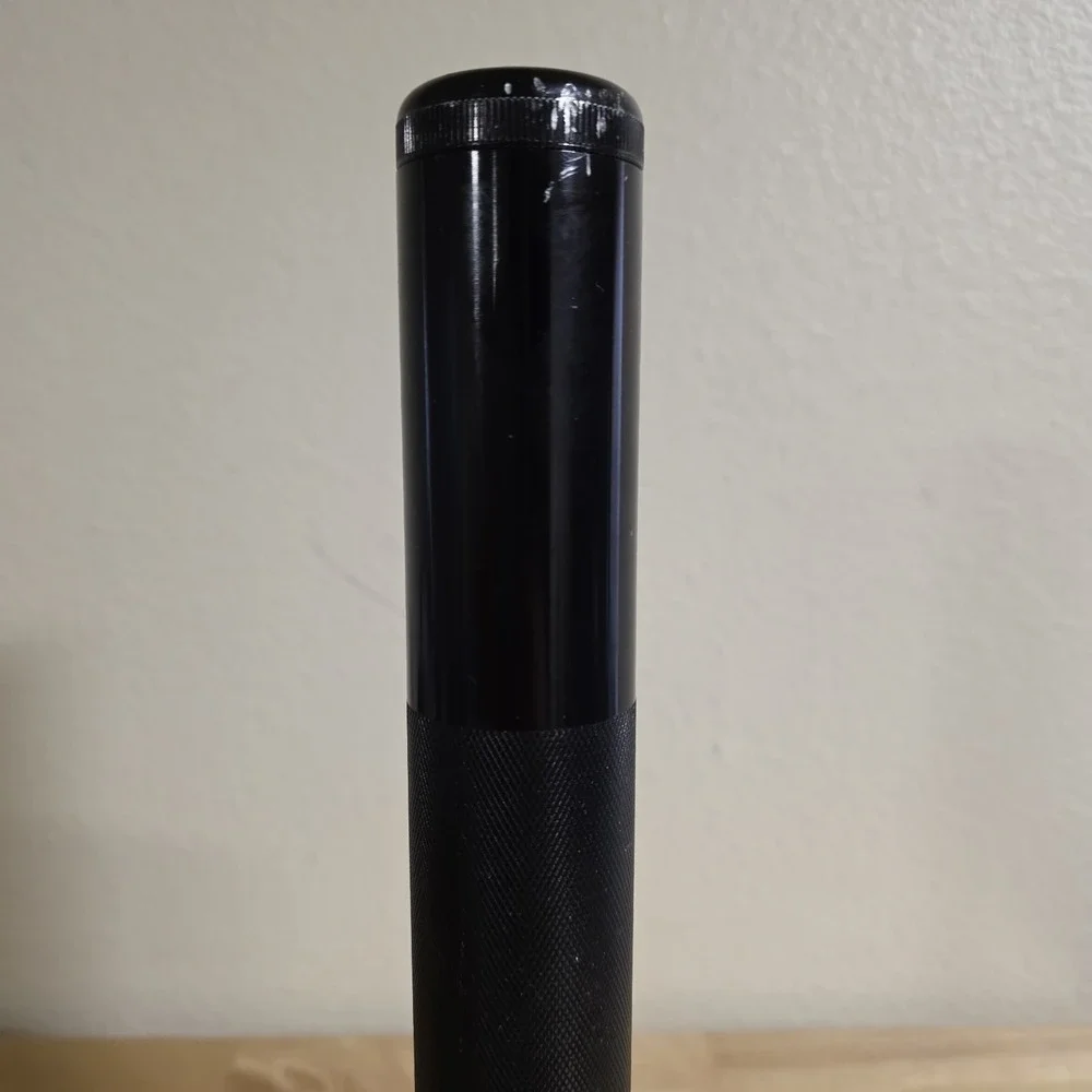 Mag-lite 3 D Cell Black Aluminum Flashlight WORKS Made in USA